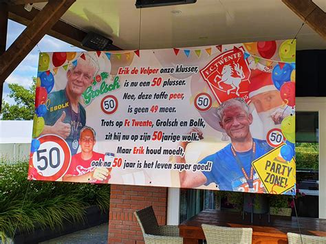 Spandoek 60 jaar maken 